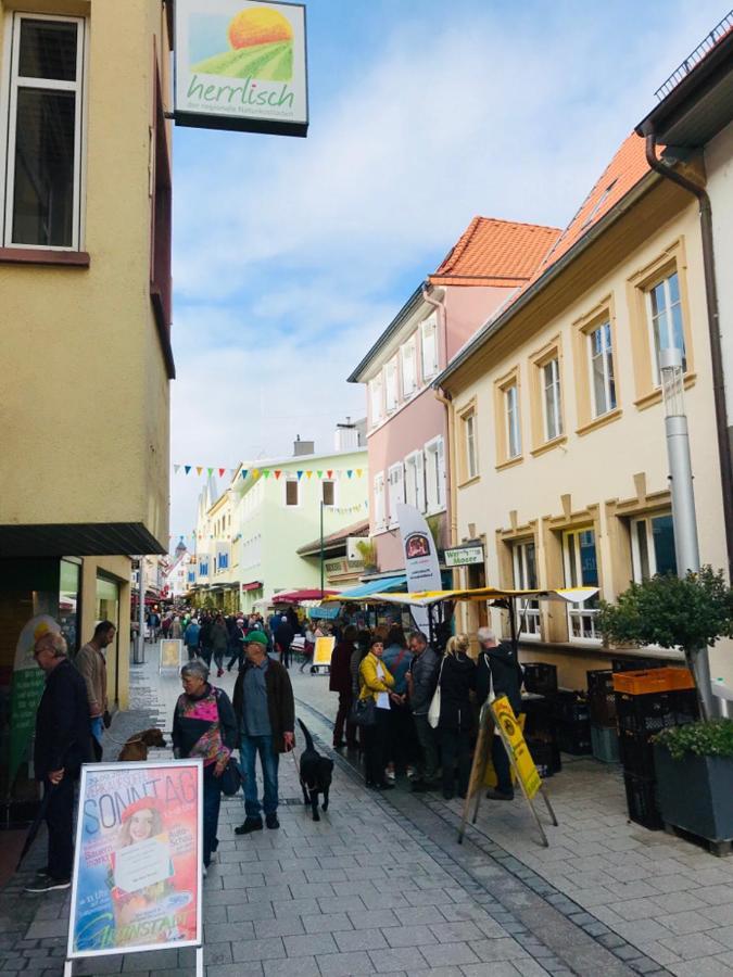Boutique-Ferienwohnung Im Alten Weinhaus Moser Grünstadt Exteriör bild