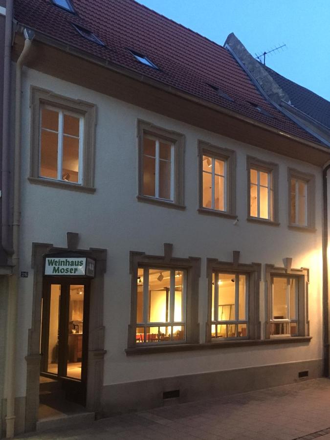 Boutique-Ferienwohnung Im Alten Weinhaus Moser Grünstadt Exteriör bild